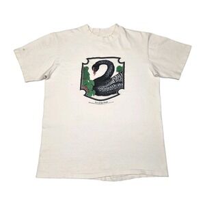 Vintage 80s Sebastiani Eye of the Swan T Shirt Single Stitch Wine Winery USA M